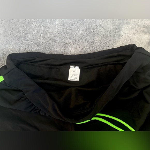 Modlily Brand New Size Medium Bathing Suit Set: Neon Green Patchwork Tankini Set - Picture 9 of 10